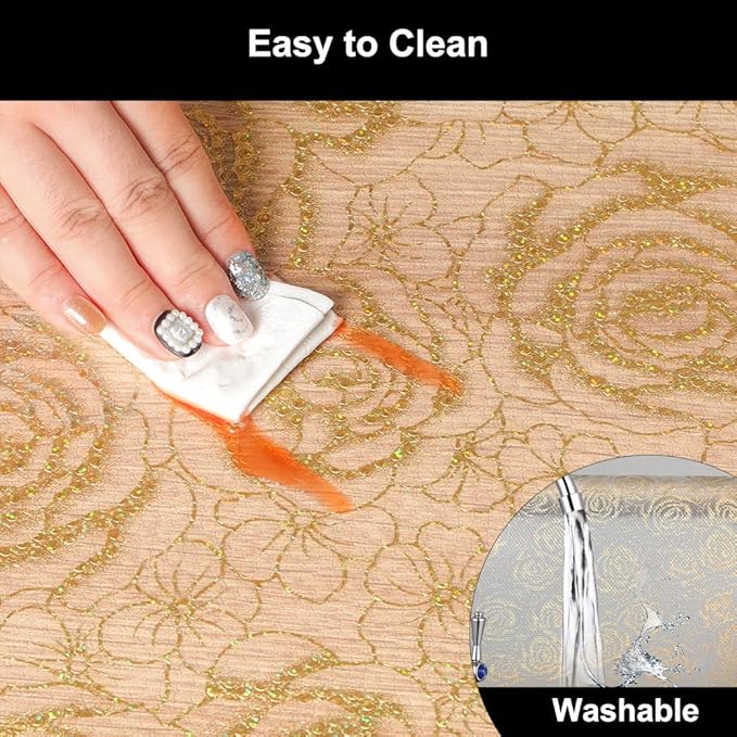 Cooyes Shelf Liner – Premium Non-Adhesive Cabinet & Drawer Liner for Kitchen – Waterproof Shelf Paper with Modern Pattern – Durable EVA Cabinet Mat – Easy to Cut （24" W x 120" L）