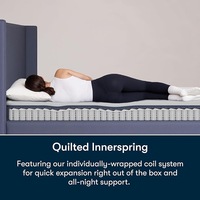 Five Star Mattress Tranquility 7-Inch Firm – King– Supportive Coils, Breathable Foam – Bed-in-a-Box– 100 Night Trial, 10-Year Limited Warranty