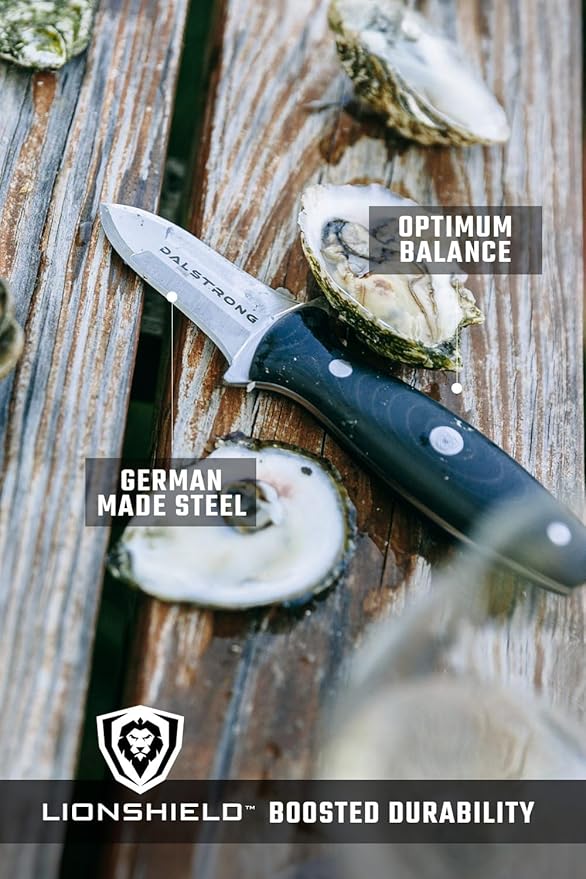 Dalstrong 3" Oyster & Clam Shucking Knife - German Steel