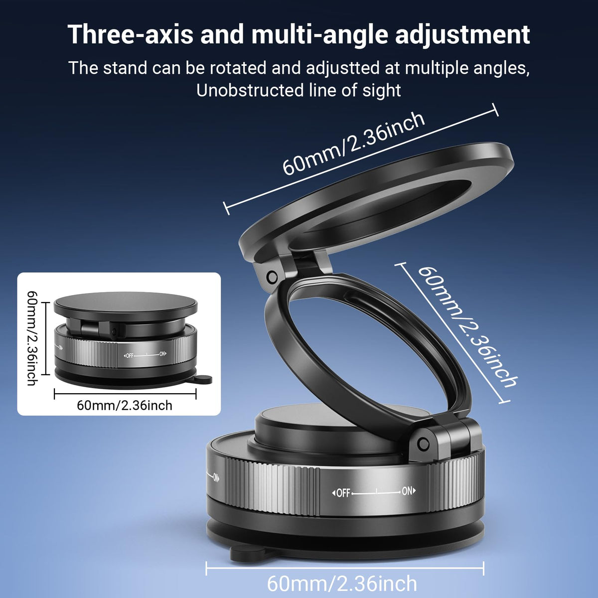 EGBULL Vacuum Magnetic Car Phone Holder