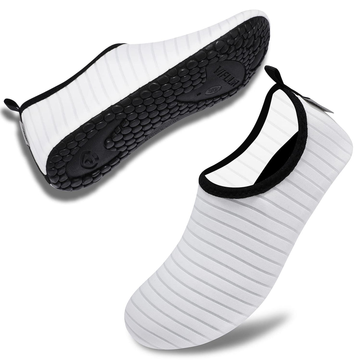 VIFUUR Water Shoes for Men Women Barefoot Quick Dry Aqua Socks Slip On