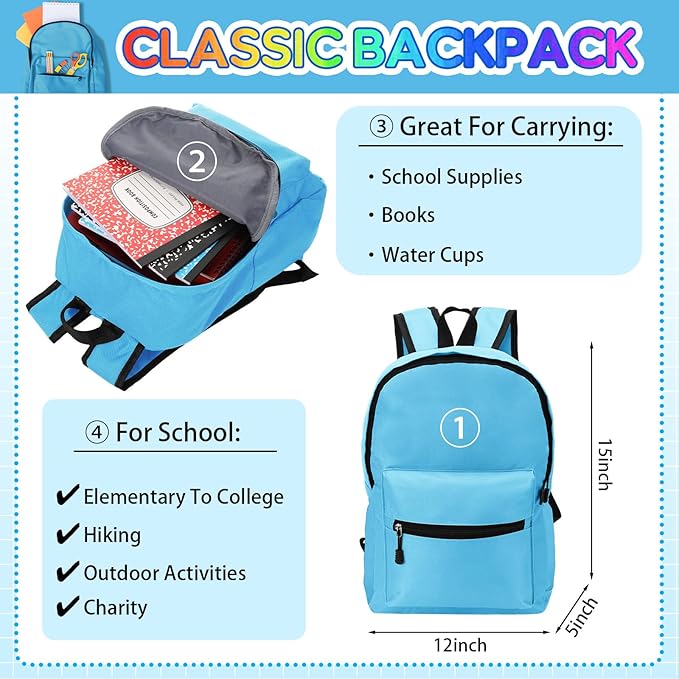 79 Pcs Christmas Gift Box for K-5 Elementary Middle Kit Bundle Bulk Essential for Operation Charity Xmas Gift(Blue)