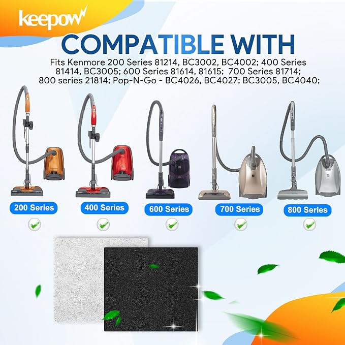 KEEPOW 10 Pack CF-1 Hepa Filter Replacement Compatible