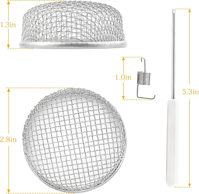 RV flying insect screen fit for RV furnace vent screen, RV water heater vent