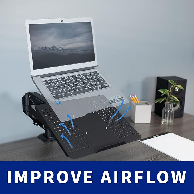 VIVO Laptop/Notebook Tray Holder for VESA Mount Stand/Fits 100 mm Plate Holes (Stand-LAP2)