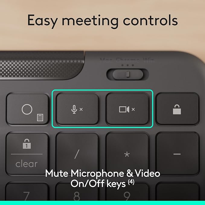 Logitech Signature Slim Wired K620 for Business, Full-Size Keyboard, USB-C Plug-and-Play, Laptop-Style, Scissor Keys, Windows/Mac/Chrome/PC/laptops - Graphite