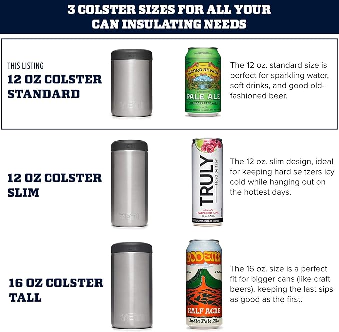 YETI Rambler 12 oz. Colster Can Insulator for Standard Size Cans, Seafoam (NO CAN INSERT)