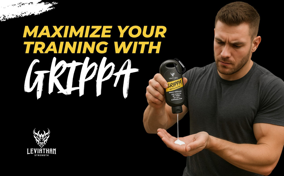 Leviathan Strength | GRIPPA | Liquid Chalk | Mess Free Gym Chalk for Weightlifting | Gymnastics | Rock Climbing | Dancing | Sweat Resistant | The Ultimate Grip Enhancer |