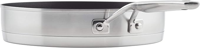KitchenAid Stainless Steel Cookware Induction Pots and Pans Set, 10-Piece