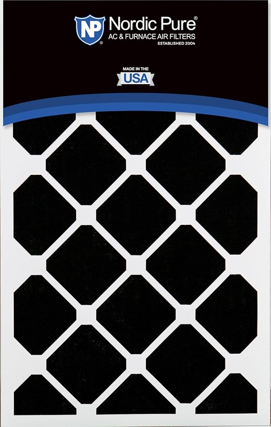 Nordic Pure 16x25x5 Honeywell Replacement Air Filters MERV 13 Plus Carbon 4 Pack