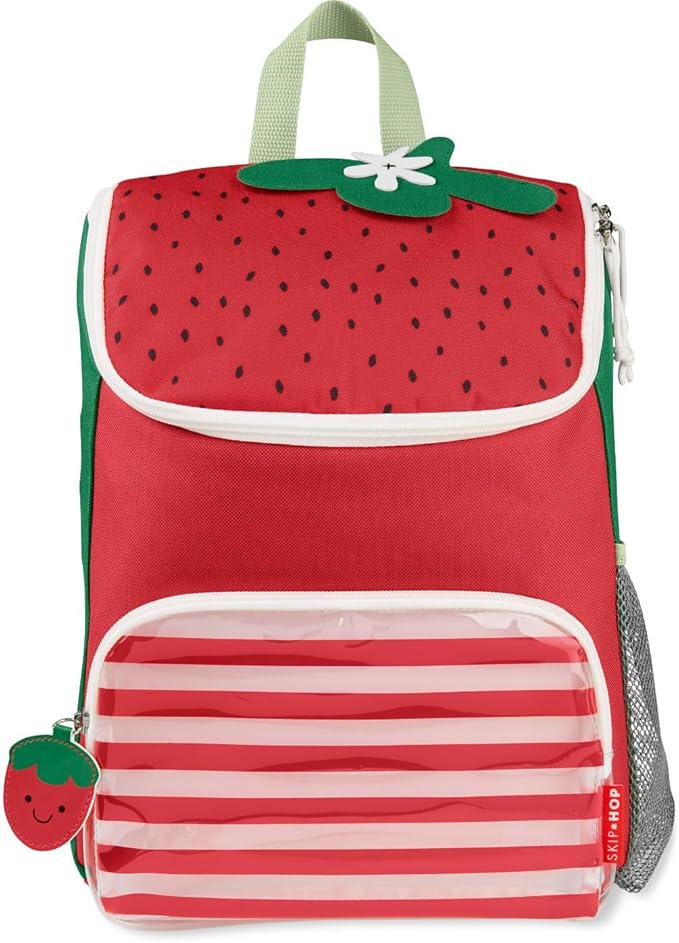 Skip Hop Sparks Kid's Backpack, Kindergarten Ages 3-4, Strawberry