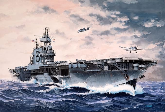 Revell 05824 USS Enterprise CV-6 1:1200 Scale Unbuilt/Unpainted Plastic Model Kit