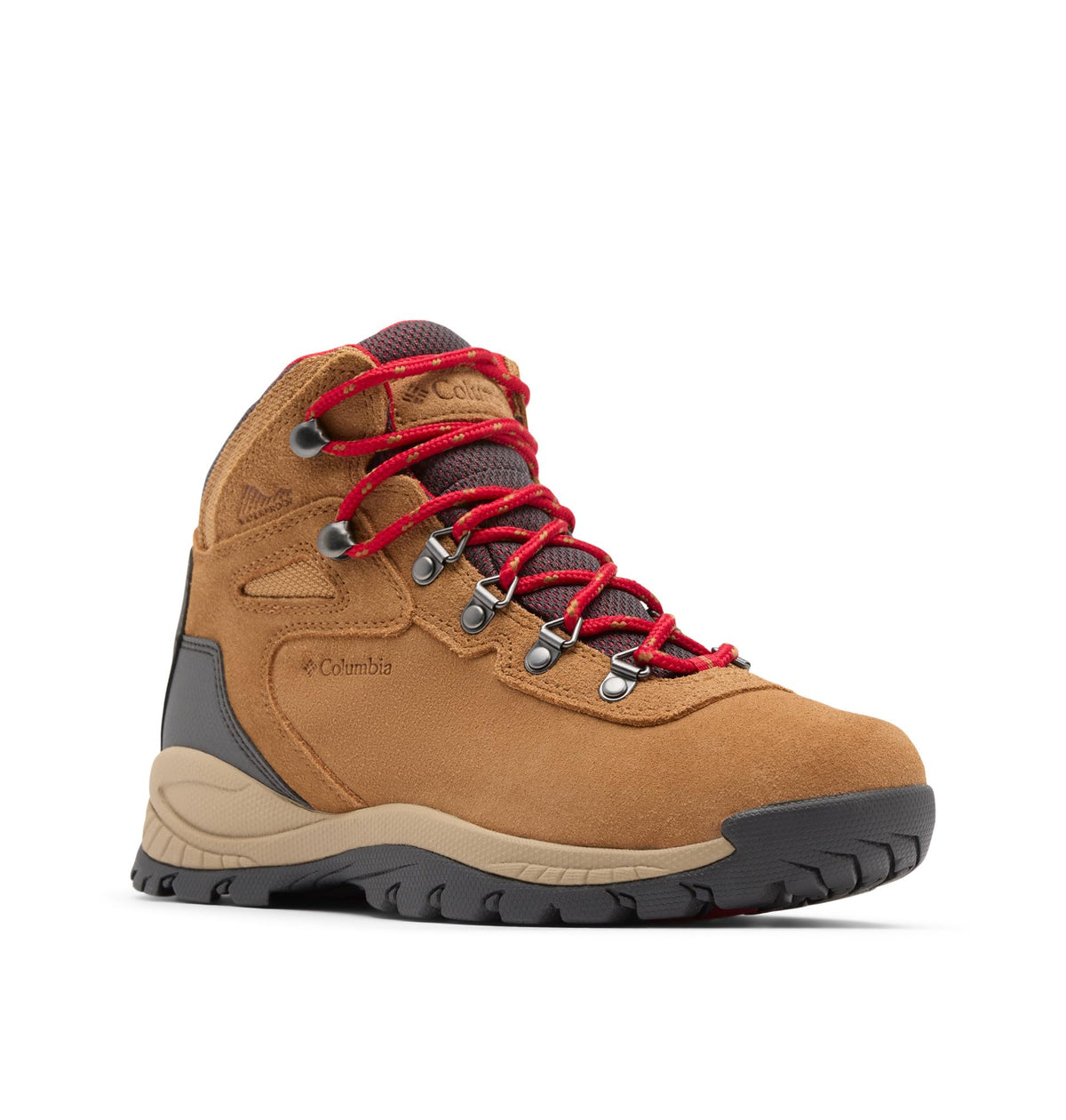 Columbia Women's Newton Ridge Plus Waterproof Amped, 2024 Elk/Mountain Red, 7.5