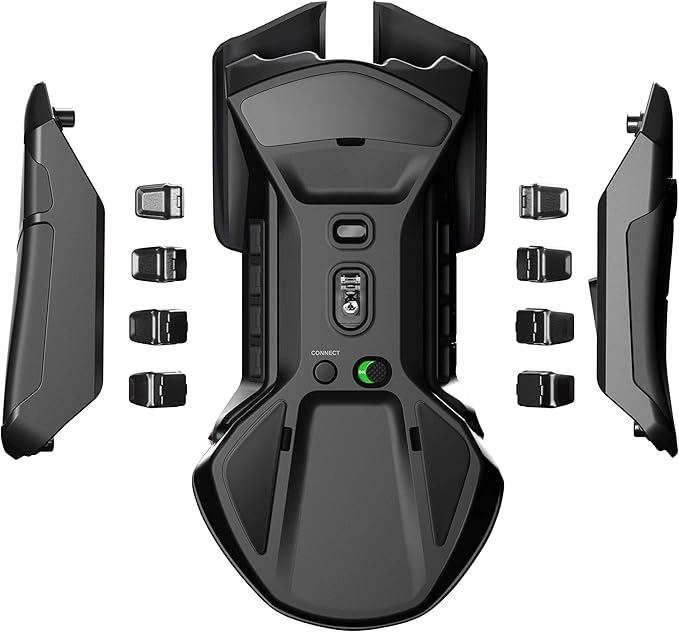SteelSeries Rival 650 Quantum Wireless Gaming Mouse - Rapid Charging, 12,000 Cpi Dual Sensor, 256 Weight Configs, 8 Zone RGB Lighting
