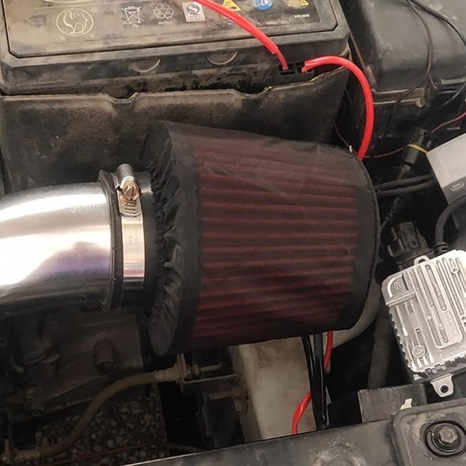 Air Filter Protective Cover, Universal Air Intake Filter Sock Cover Air Cleaner