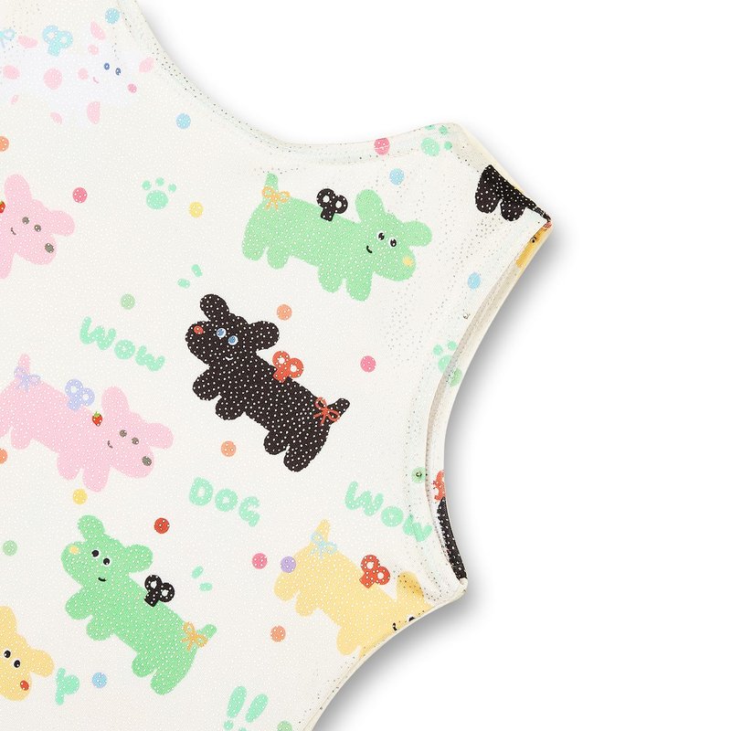 YDMZX Gymnastics Leotards for Girls Size 5-6 5T 6T Toddler Kids Tumbling Outfit Clothes Unitards Biketards Doggy Pattern