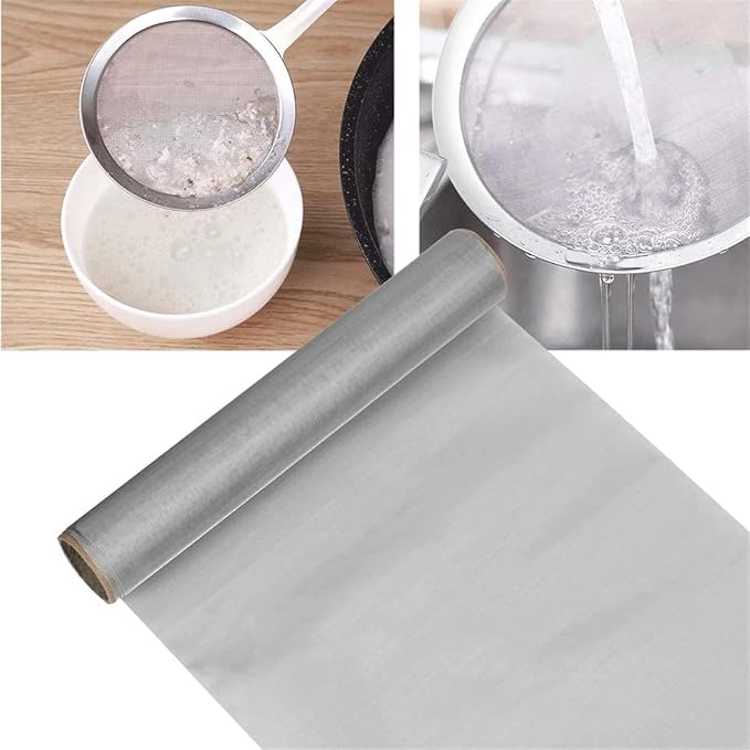 Stainless Steel Fine Screen Mesh 250 Mesh, Woven Metal Filter Cloth, High