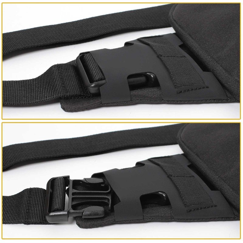 Vdones CCW Concealed Carry Chest Bag with Gun Holster, Adjustable Tactical Sling Bag Crossbody EDC Gun Carry Bag for Men