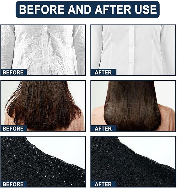 Natural Anti-Static Remover, Multi-Purpose Anti-Static Spray Dustproof Travel Size Anti-Static Spray for Clothes at Home Travel