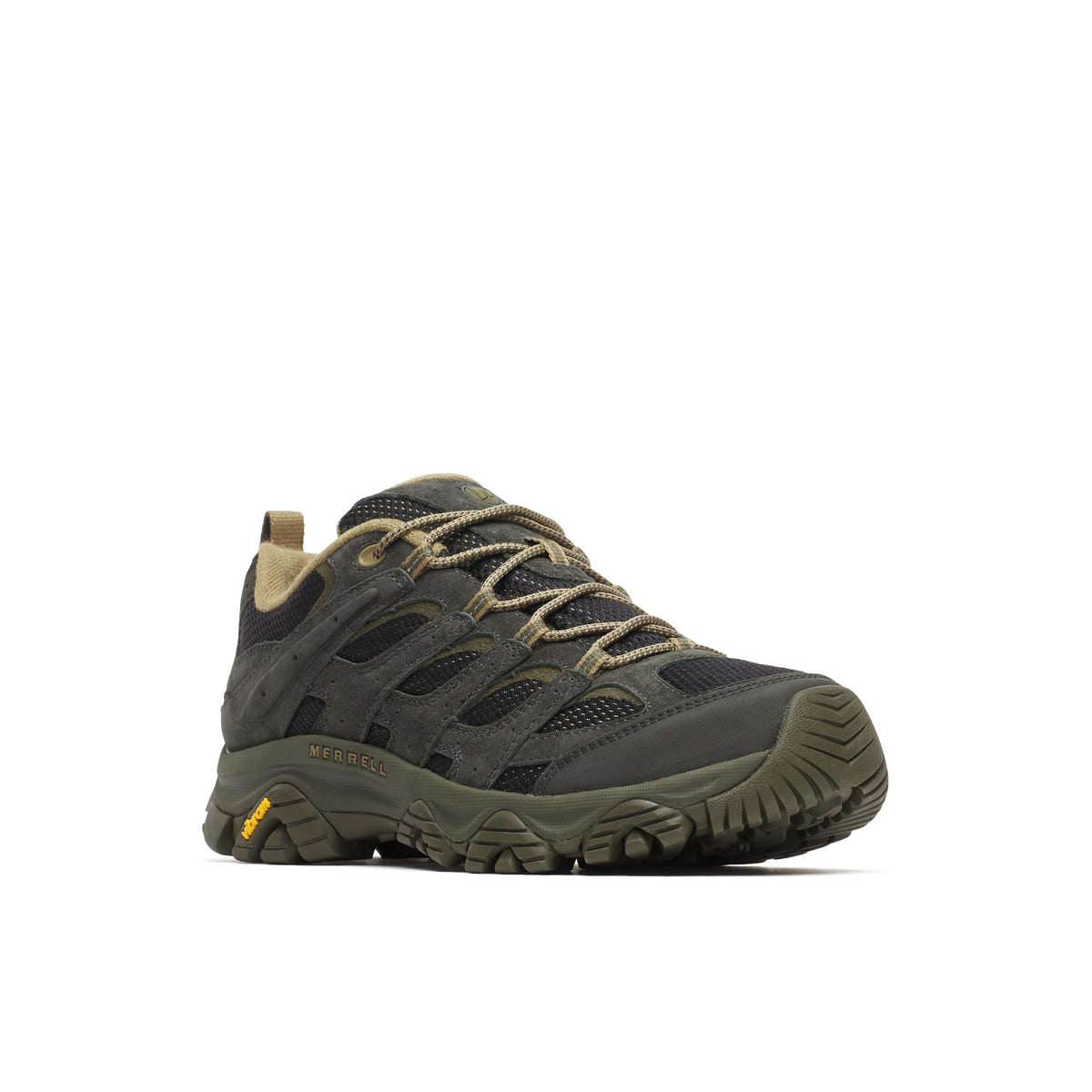 Merrell Men's Moab 3 Hiking Shoe, Black/Beluga, 9