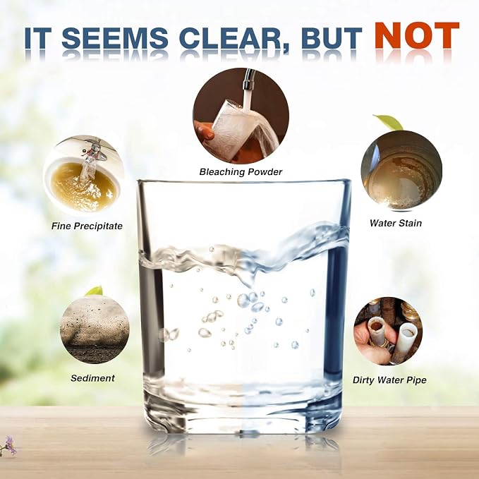 Membrane Solutions 1 Micron Sediment Water Filter Replacement Polypropylene