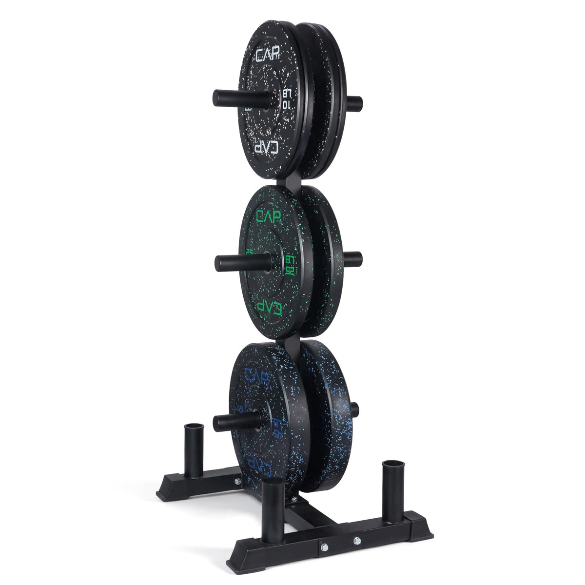 CAP 260lb Competition Olympic Bumper Plate Weight Set