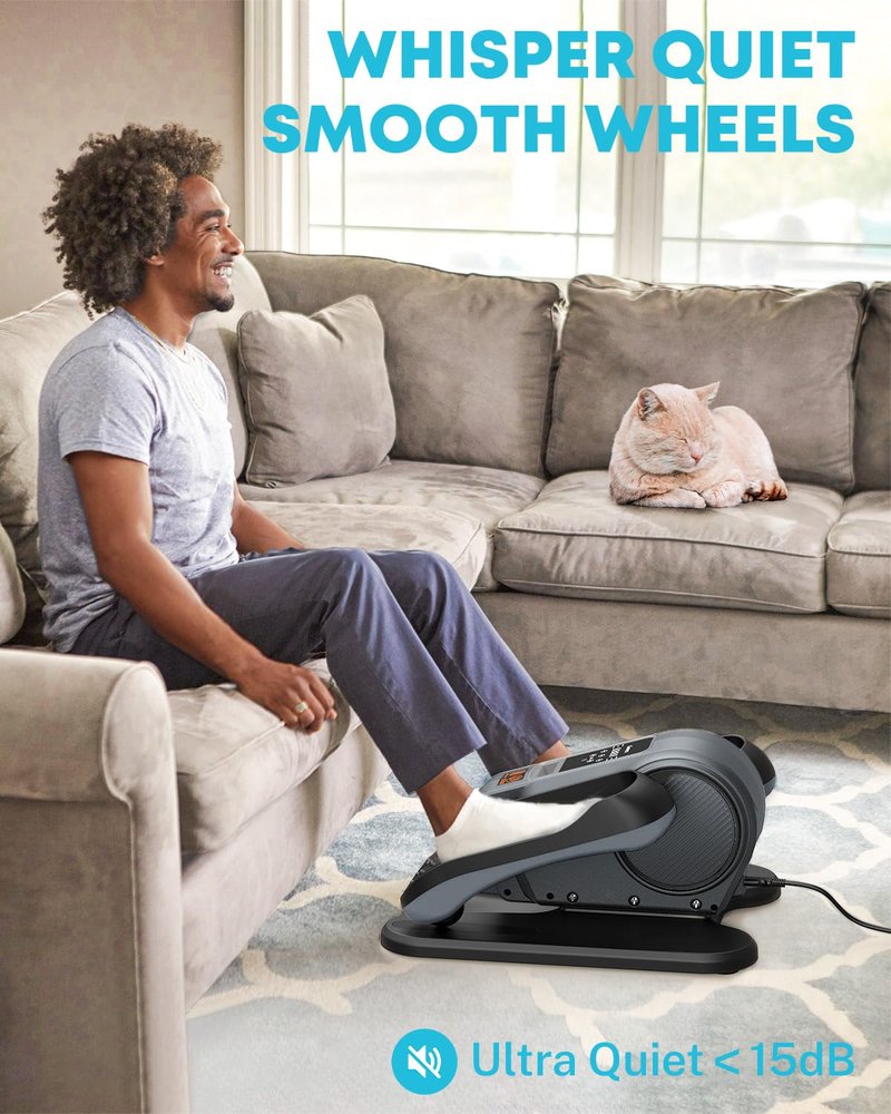 Gonex Under Desk Elliptical Electric Pedal Exerciser 10 Speed & Resistance