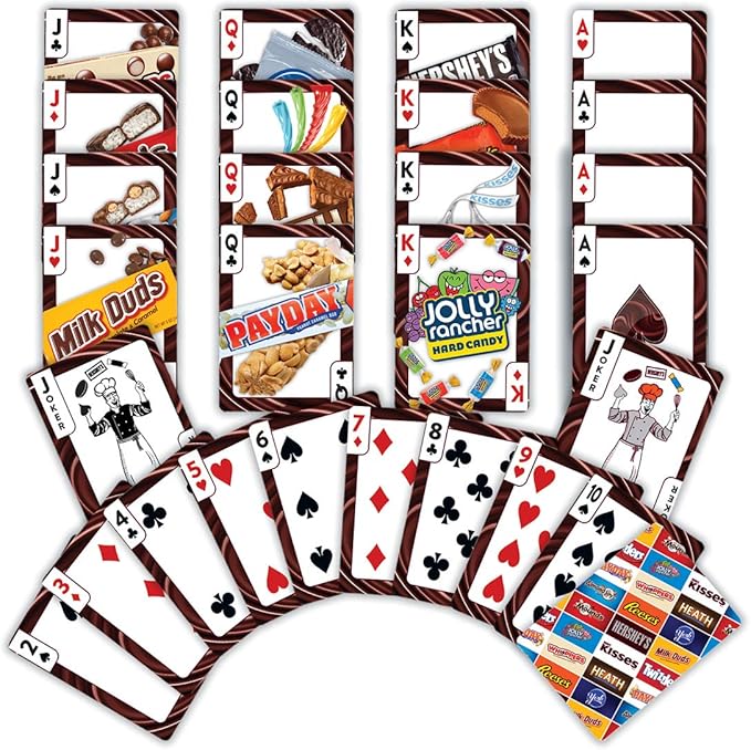MasterPieces Officially Licensed Hershey Playing Cards - 54 Card Deck for Adults