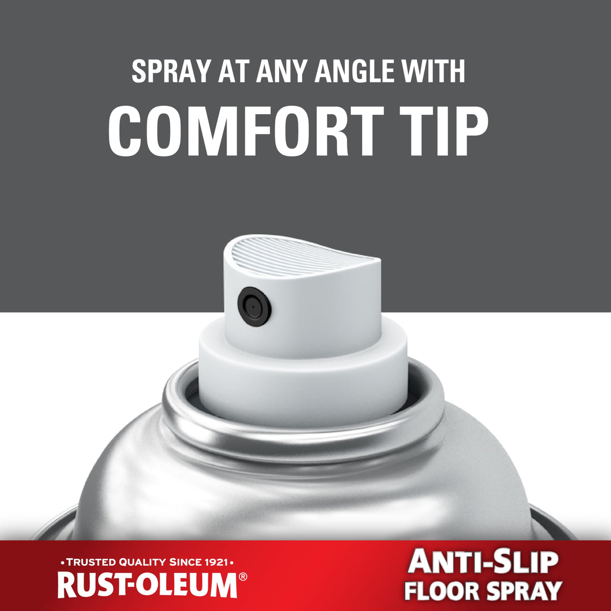 Rust-Oleum Anti-Slip Floor Spray | Textured Finish Adds Traction | Fast-Drying Formula | Resists Peeling & Fading | Clear | 15 oz Aerosol