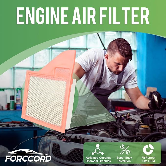 Cabin & Engine Air Filter Fit for Ford Mustang 2011-2014 5.0L/3.7L, Mustang
