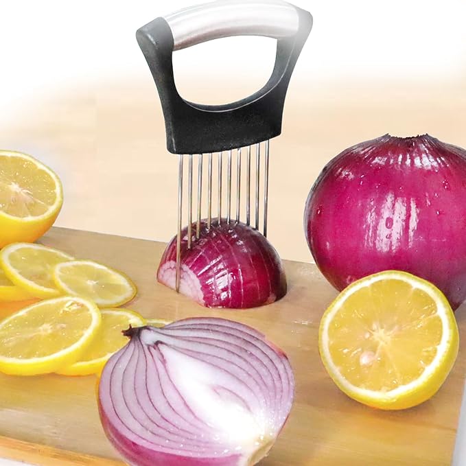 JAYVAR Onion Holder for Slicing, 304 Stainless Steel