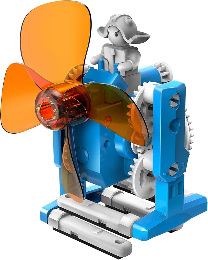 Thames & Kosmos WindBots 6-in-1 Engineering STEM Kit | Build 6 Wind-Powered Bots, No Batteries/Electricity Required | Explore Wind Technology, Gear Ratios & More | Full-Color Manual & Experiment Guide