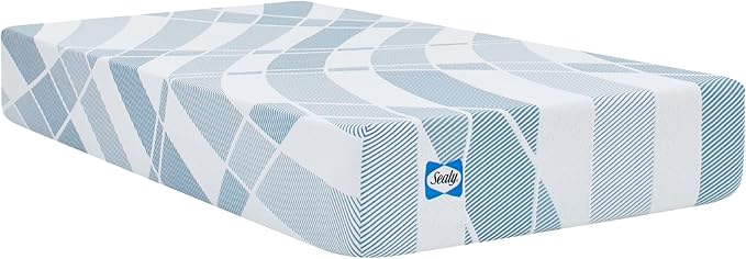 Sealy Dreamlife 10” Foam Mattress-in-a-Box, Twin XL, SealyComfort Gel Memory Foam, Surface-Guard Technology, 10 Year Limited Warranty, Made in The USA