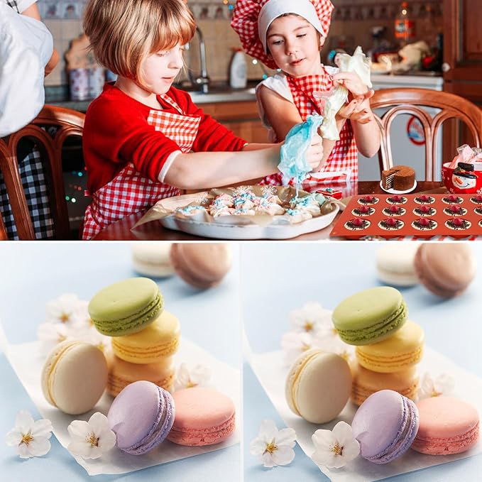 FUGZAUD 2PACK Silicone Cylinder Molds,15-Cavity Round Candy Chocolate Mold, Handmade Soap Silicone Mould, for Mini Muffin, cake,Jelly, Dessert, Ice Cube