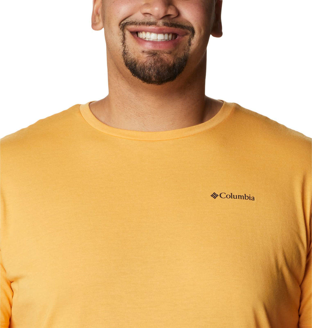 Columbia Men's Thistletown Hills Short Sleeve, Mango Heather, Medium