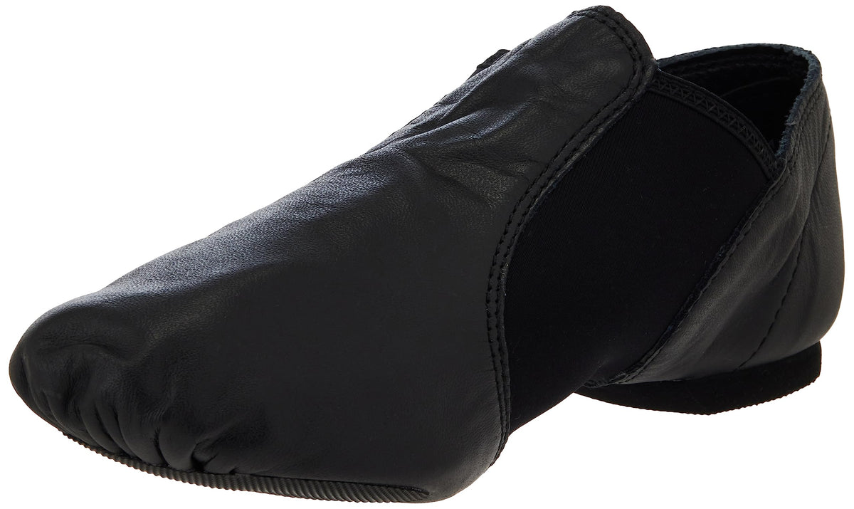 Capezio E-Series Jazz Slip On, Black, 8 M