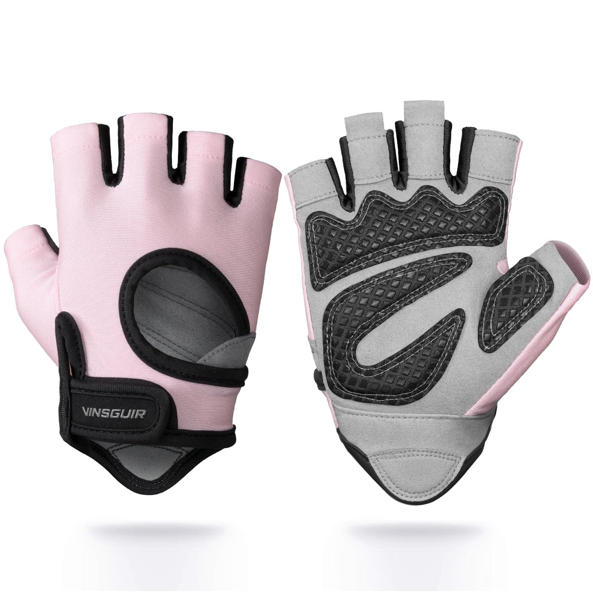 VINSGUIR Workout Gloves for Men and Women, Weight Lifting Gloves with Excellent Grip, Lightweight for Gym Exercise, Cycling, Cross Training, Pull ups, Fitness, Climbing and Rowing