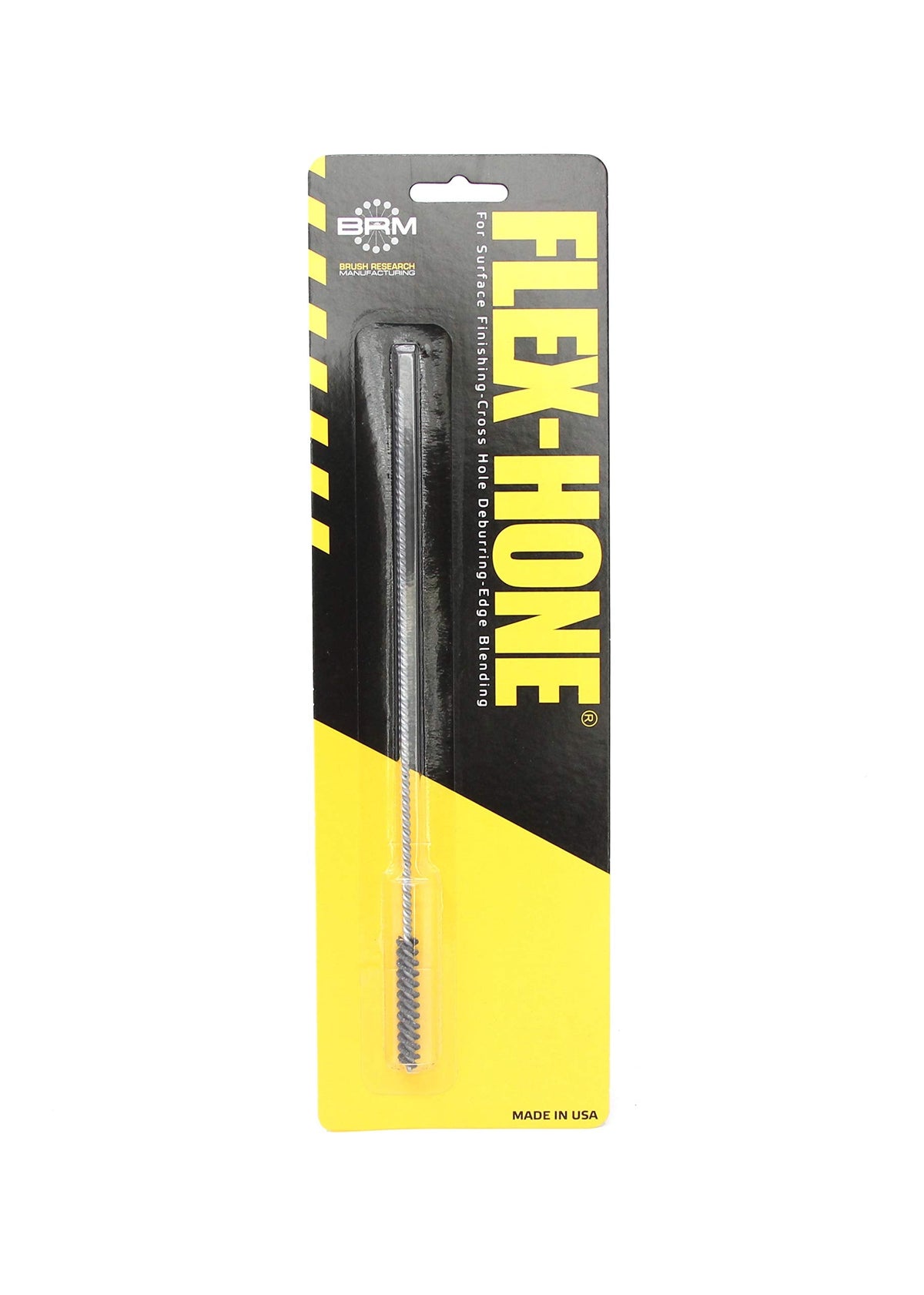 Brush Research BC55M12 FLEX-HONE®, 0.217" (5.5mm) Diameter, 120 Grit, Silicon Carbide, for Mild Steel, Stainless Steel, Cast Iron and Softer Ferrous Materials