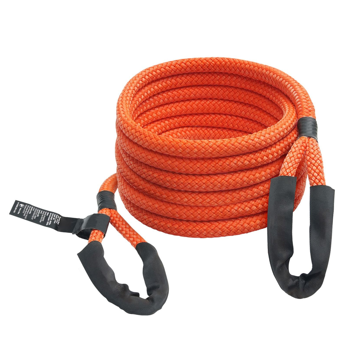 7/8" x 20' Kinetic Recovery Tow Rope 30,580 lbs, Heavy-Duty Off Road Snatch Strap, Extreme Duty 30% Elasticity Energy Snatch Strap for Jeep Car Truck ATV UTV SUV Tractor