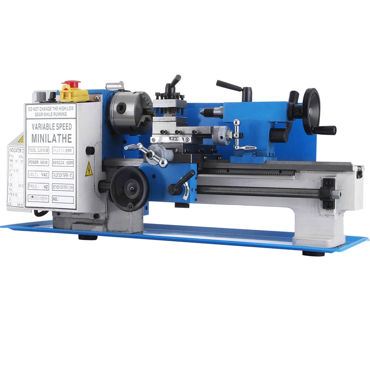 7x12" 400W Precision Mini Metal Lathe Variable Speed 2250RPM