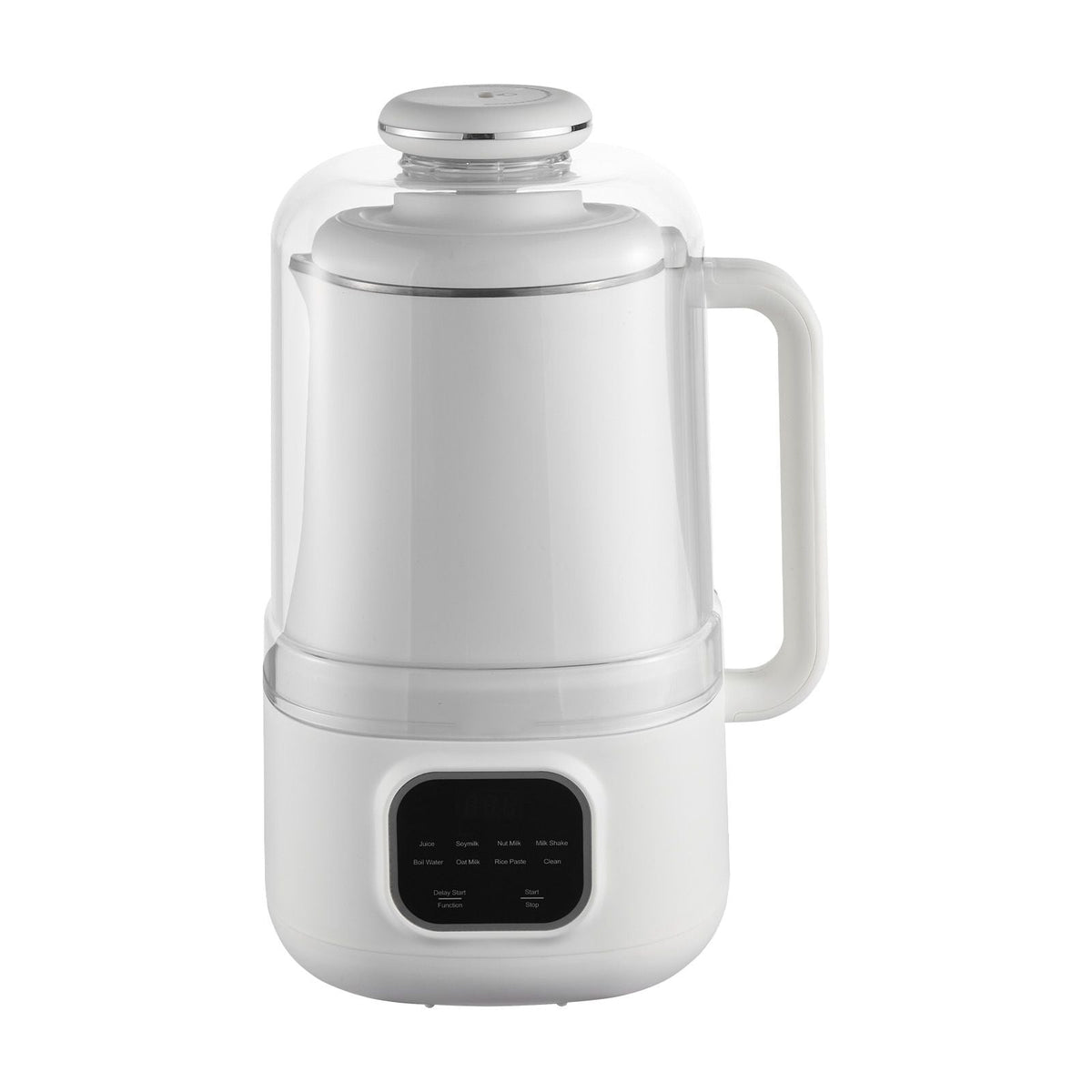 8-in-1 Nut Milk Maker, 34 oz Soy Milk Maker with 200W Blending, for Homemade Oat, Nut, Soy, Juice, Milkshake, Rice Cereal, Plant-Based Beverages with Self-Cleaning, Boil Water, 12-Hour Delay