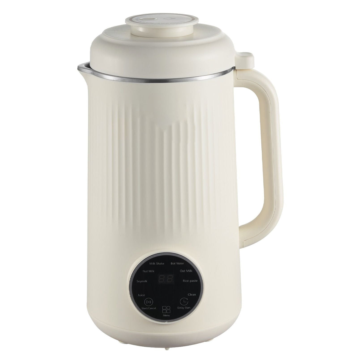 8-in-1 Nut Milk Maker, 41 oz Soy Milk Maker Machine with 10 Blades, for Homemade Oat, Nut, Soy, Juice, Milkshake, Rice Cereal, Plant-Based Beverages with Self-Cleaning, Boil Water, 12-Hour Delay