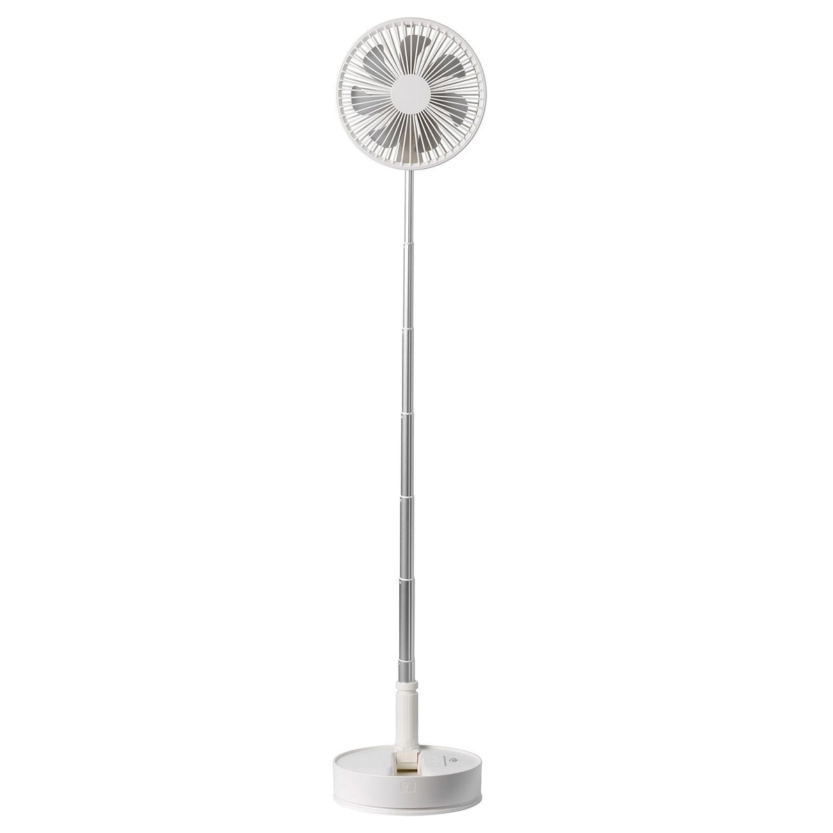 8 Inch Foldable Oscillating Standing Fan with Remote Control, 4 Speed Adjustable Portable Desk Quiet Fan, 7200mah Rechargeable USB Small Fan, Folded Rotating Floor Fan for Bedroom Office Travel