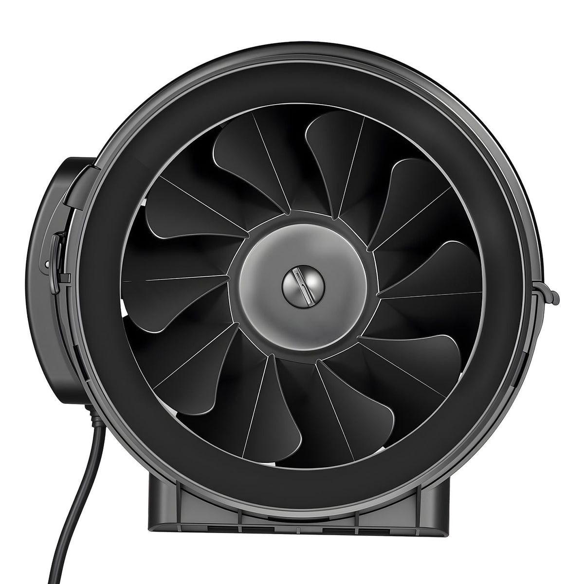 8" Inline Duct Fan, 720 CFM Ventilation Exhaust Fan Quiet AC Motor for Heating Cooling Booster, Grow Tents, Hydroponics