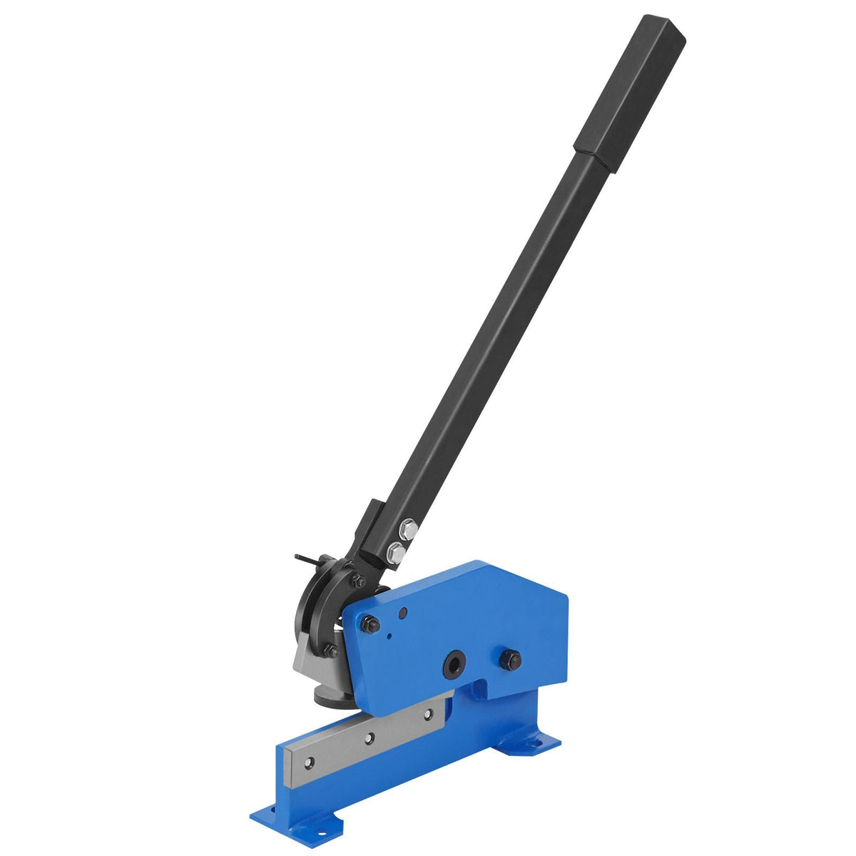8" Manual Hand Plate Shear for Metal Sheet Processing, HS-8 Benchtop Cutter with Q235 Material, for Crafts Thick Steel Crafting, Heavy Duty Roll Press Machine for Builders, DIY Enthusiasts
