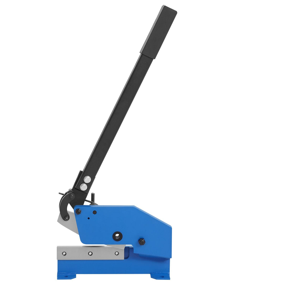 8" Manual Hand Plate Shear for Metal Sheet Processing, HS-8 Benchtop Cutter with Q235 Material, for Crafts Thick Steel Crafting, Heavy Duty Roll Press Machine for Builders, DIY Enthusiasts