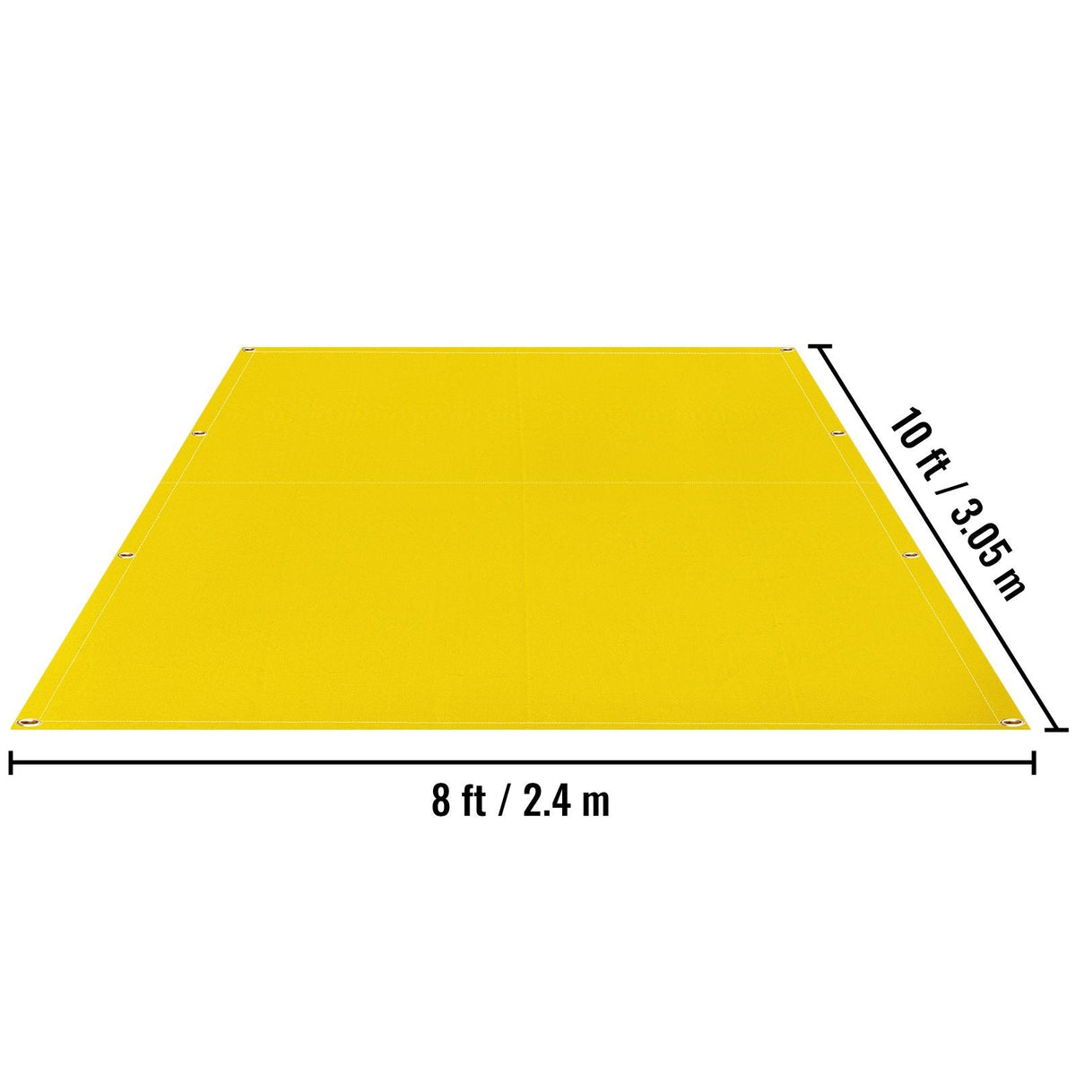 8 x 10 Ft Welding Blanket Gold Fiberglass Blanket Portable Fiberglass Fire Retardant Blanket Welding Mat Welding Fireproof Thermal Resistant Insulation With Carry Bag
