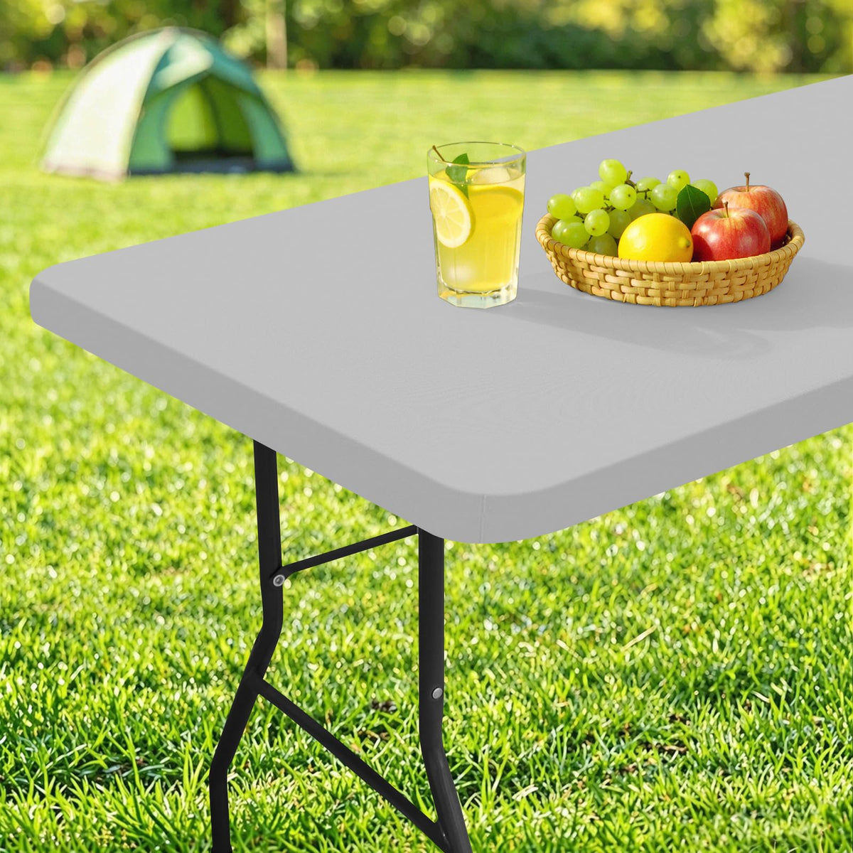 homing Rectangle Table Cloth Cover 6 Foot Elastic Fitted Tablecloth