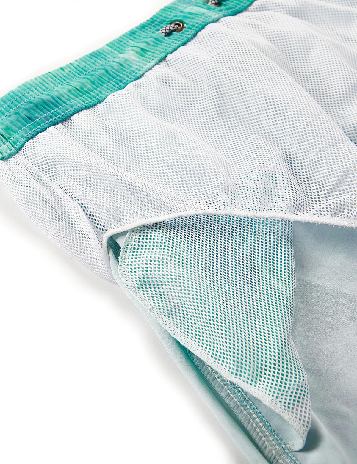 ELETOP Men's Swim Trunks Quick Dry Bathing Suit Swimming Board Shorts Mesh Lining Beach Swimwear Oil Painting Green M