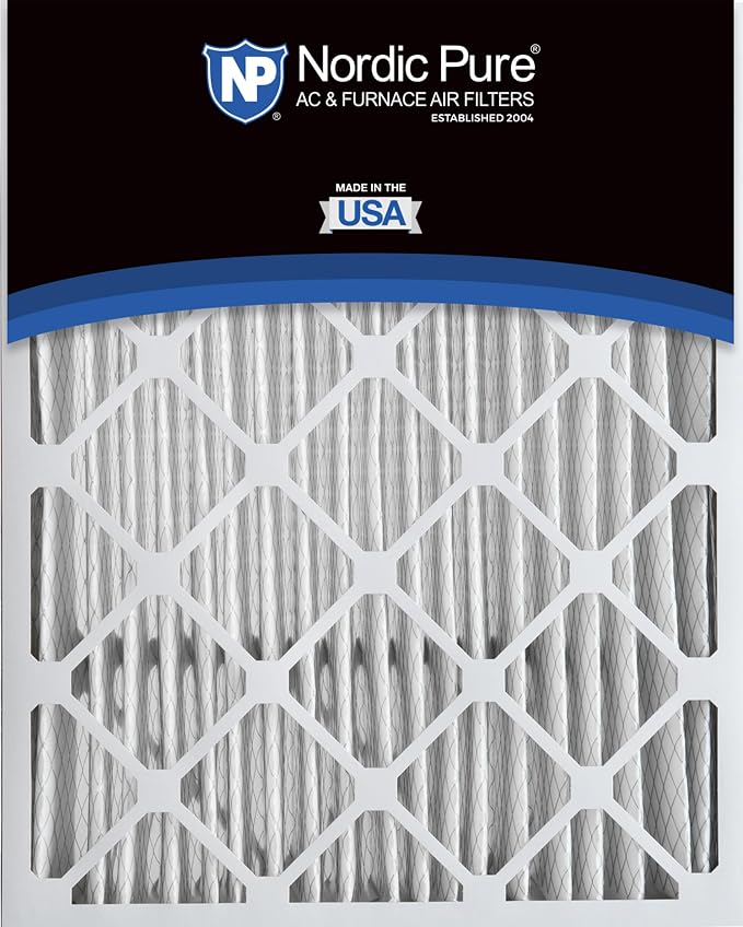 Nordic Pure 20x25x5 Lennox X6673 X6675 Replacement MERV 10 Air Filters 2 Pack